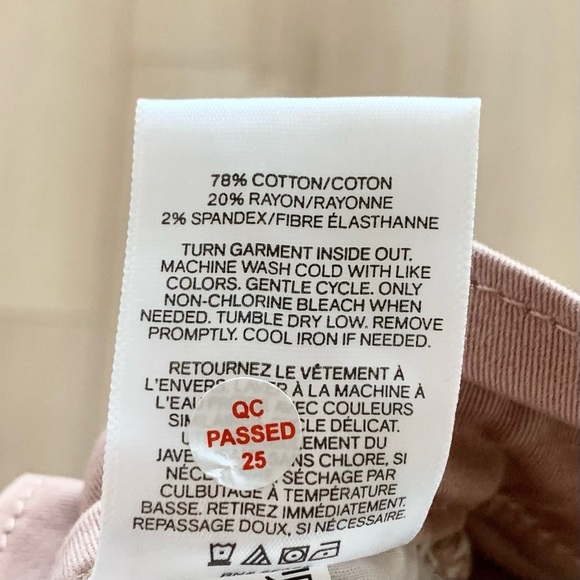 Express Dusty Rose Pink Tie-Front Paperbag Waist Super High Waisted Shorts - Picture 11 of 12